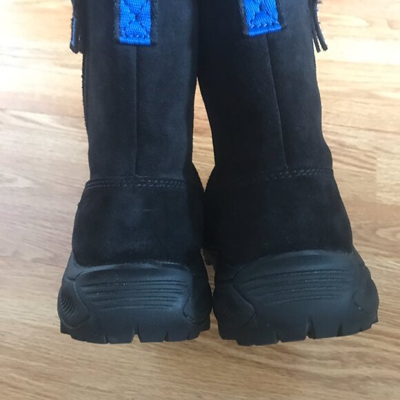 Merrell Icepack 2 Zip Polar Waterproof Snow Boot Black Suede Leather Size 9 - Picture 6 of 13